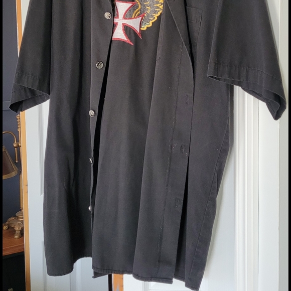 Johnny Suede Embroidered Cross Shirt - Picture 3 of 9